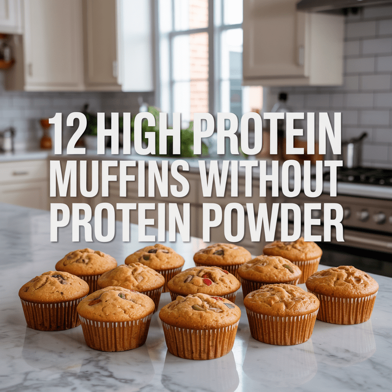 High Protein Muffins Without Protein Powder